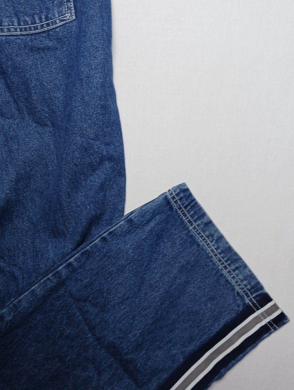 Vintage Revolt Clothing Womens Denim Bib Overalls 18 Dark Blue 40X32 Carpenter - Picture 11 of 11